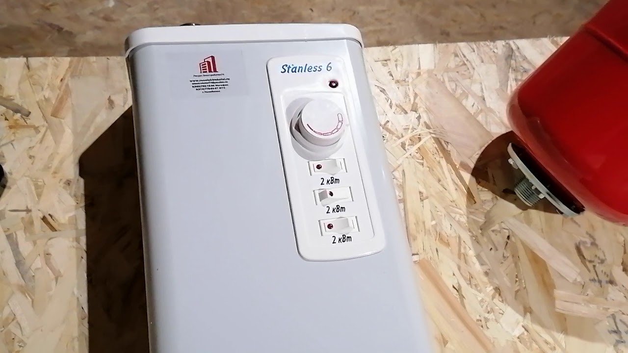 Электрокотел 6 кВт Stanless Делсот - YouTube