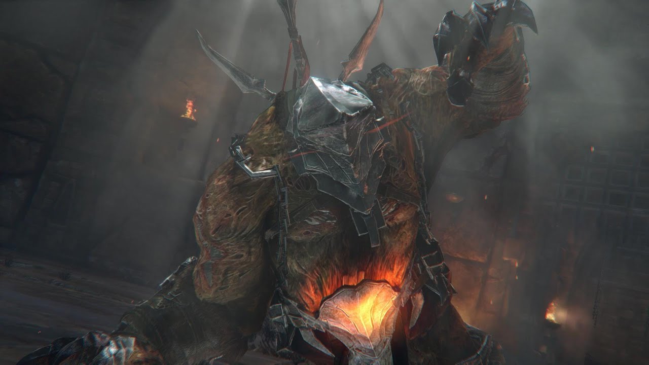Lords of the Fallen Champion boss battle YouTube