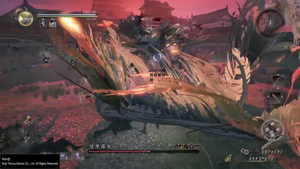 仁王 Lv 130 刀vs 陰摩羅鬼 頓悟之道 Youtube