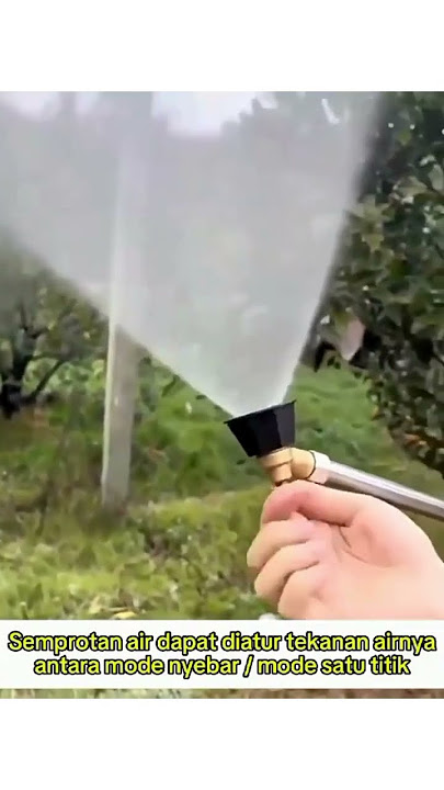 KAMJE - Kepala Semprotan Alat Penyemprot Penyiram Air Tanaman Taman Pohon Multifungsi Nozzle Sprayer