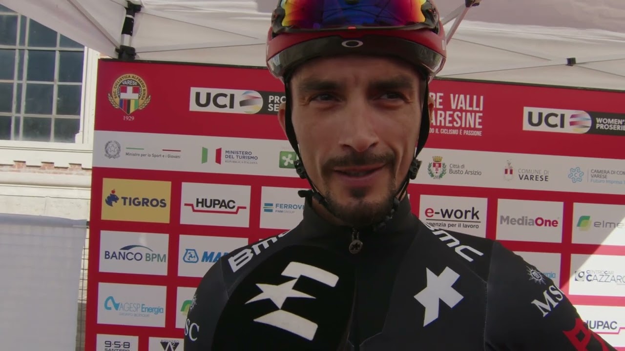Джулиан Алафилипп — Интервью в начале — Tre Valli Varesine 2025