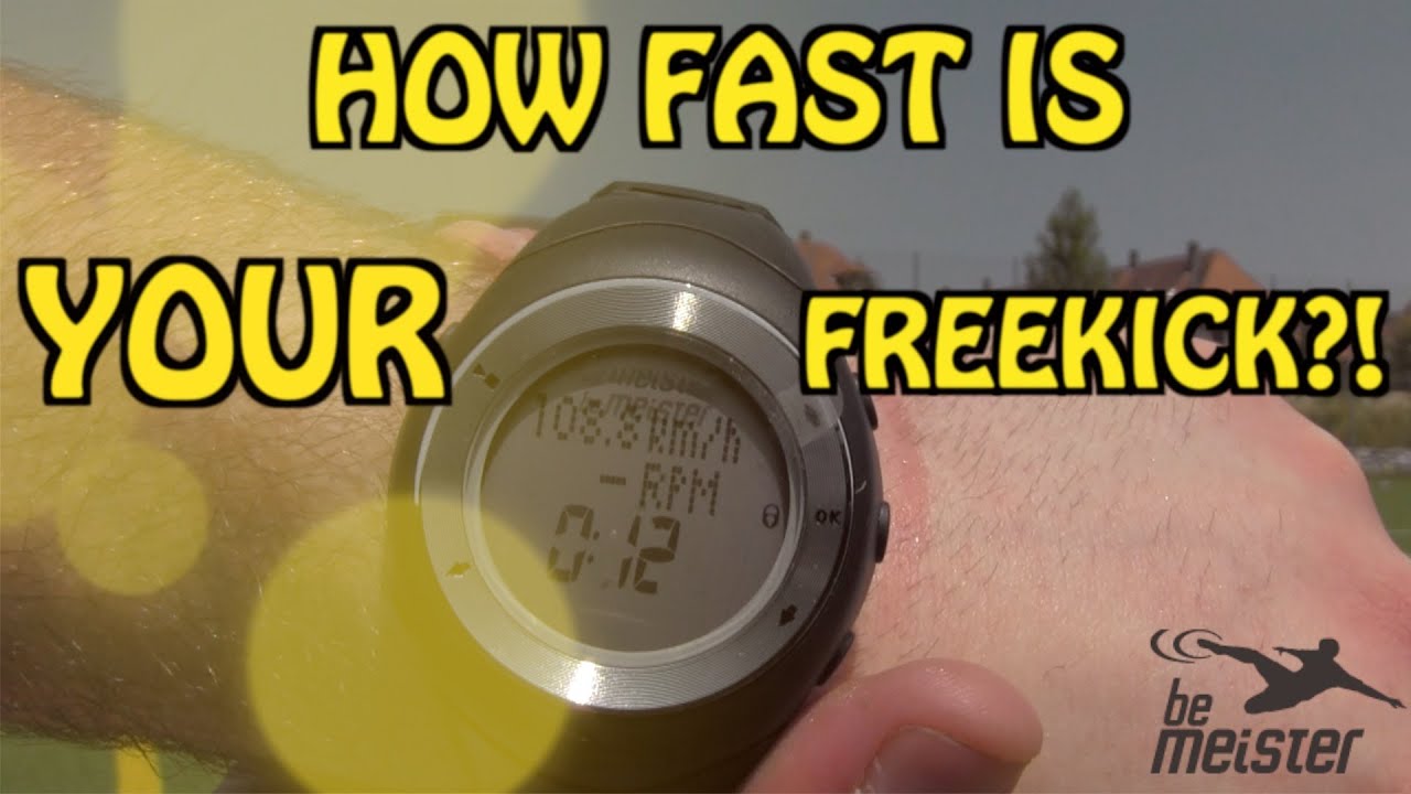 How Fast Is Your Free Kick | beMeister Ballset Test by 10BRA ⚽