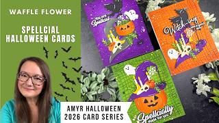 Detalles Spell-cial Halloween Cards | Waffle Flower | AmyR 2026 Halloween Series #12 Noticias