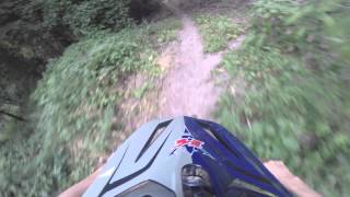 Gopro Hero3 Downhill In A Path Mountain