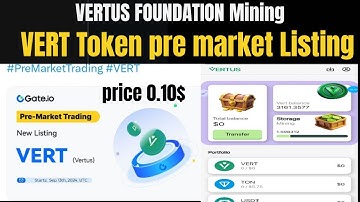 VERT Token pre-market Listing !! OKX,Mexc,Gate.io partnership ✅. Listing coming soon.