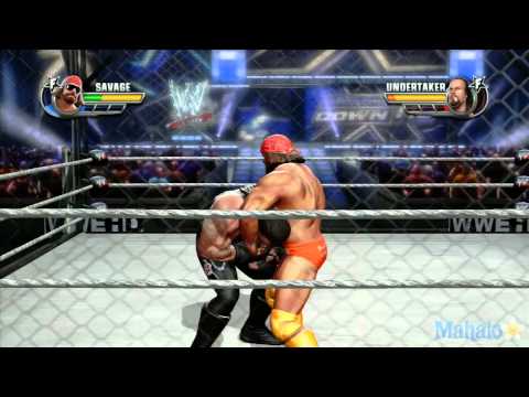 WWE All Stars Walkthrough - Path of Champions Randy Orton - Match 8 Steel Cage Undertaker