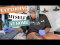 GIVING MYSELF A TATTOO AT HOME | $50 AMAZON TATTOO PEN REVIEW!