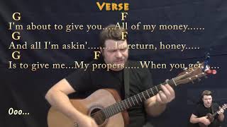 Respect (Aretha Franklin) Guitar Cover Lesson in C with Chords/Lyrics -  Uke Duet
