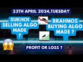(23April 2024 Tuesday) Profitable Option Trading Strategies | How to be Profitable Option Trader