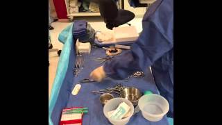 Pacemaker Implantation Table Setup