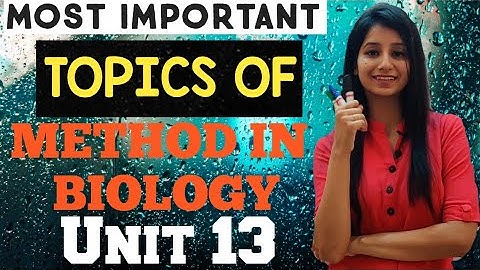 Most Important Topics Of Methods In Biology |Unit 13|Techniques|CSIR NET|Bansalbiology