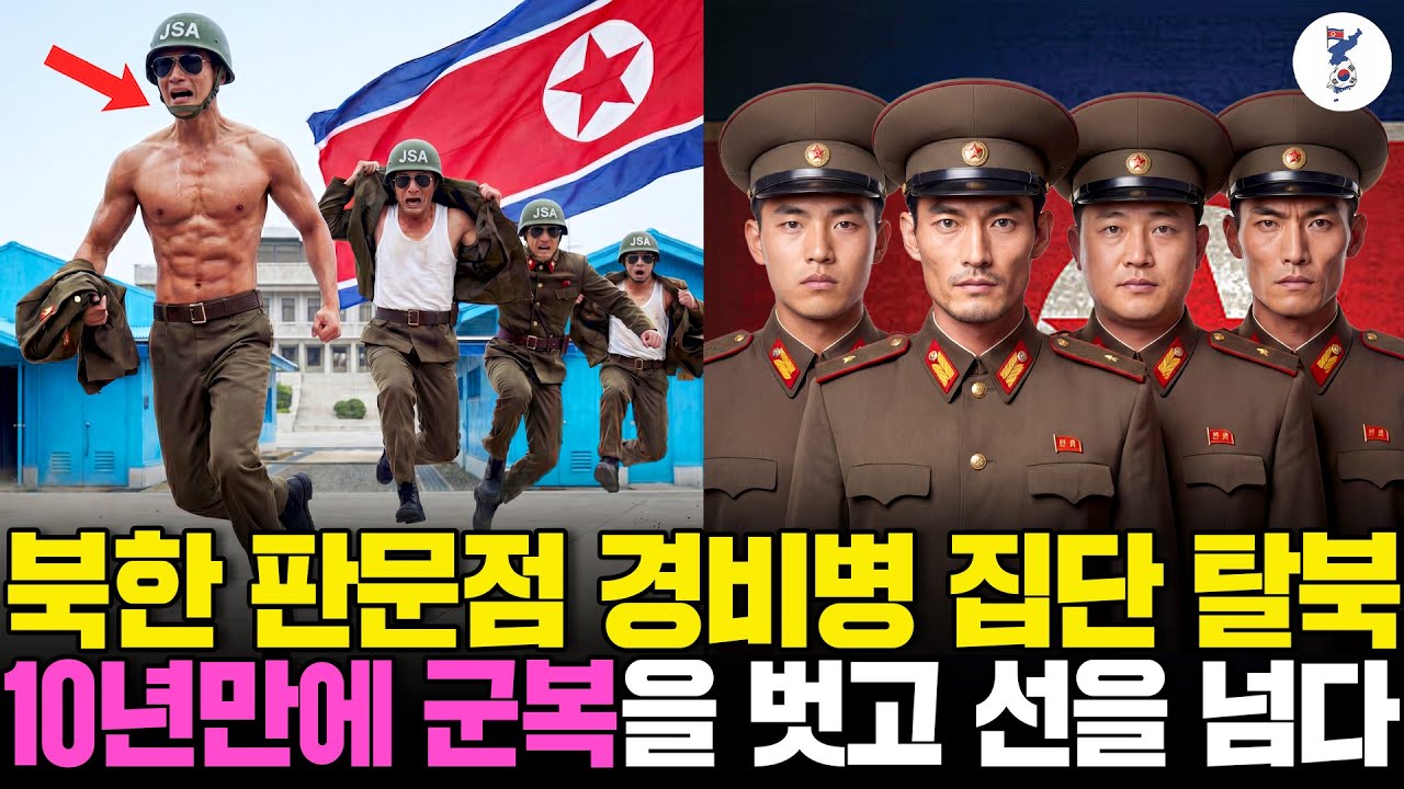 북한 판문점 경비병 집단 탈북, 10년만에 군복을 벗고 선을 넘다ㅣ탈북감동사연