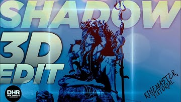 3D SHADOW EFFECT IN KINEMASTER | 3D CLASSIC PRESENTATION WITH KINEMASTER | KINEMASTER TUTORIAL! 🔥👌