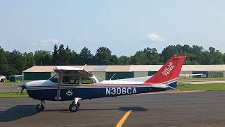 Civil Air Patrol Cessna 172S Skyhawk SP Taxi Take-Off at Central Jersey Regional Airport 47N