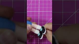 How to Make Nobita out of fondant or clay Cake Topper #Shorts screenshot 1