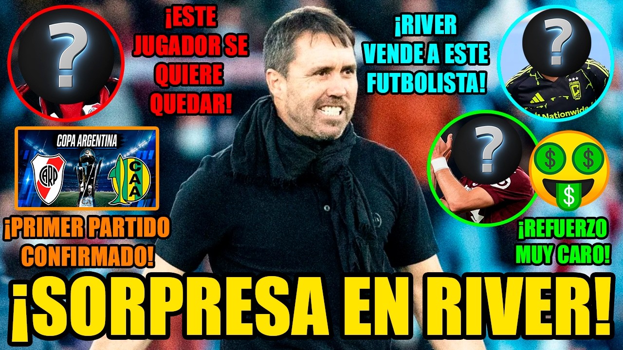 River Plate: sorpresa, refuerzo caro y venta inminente