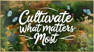 Cultivate What Matters Most + Prayer