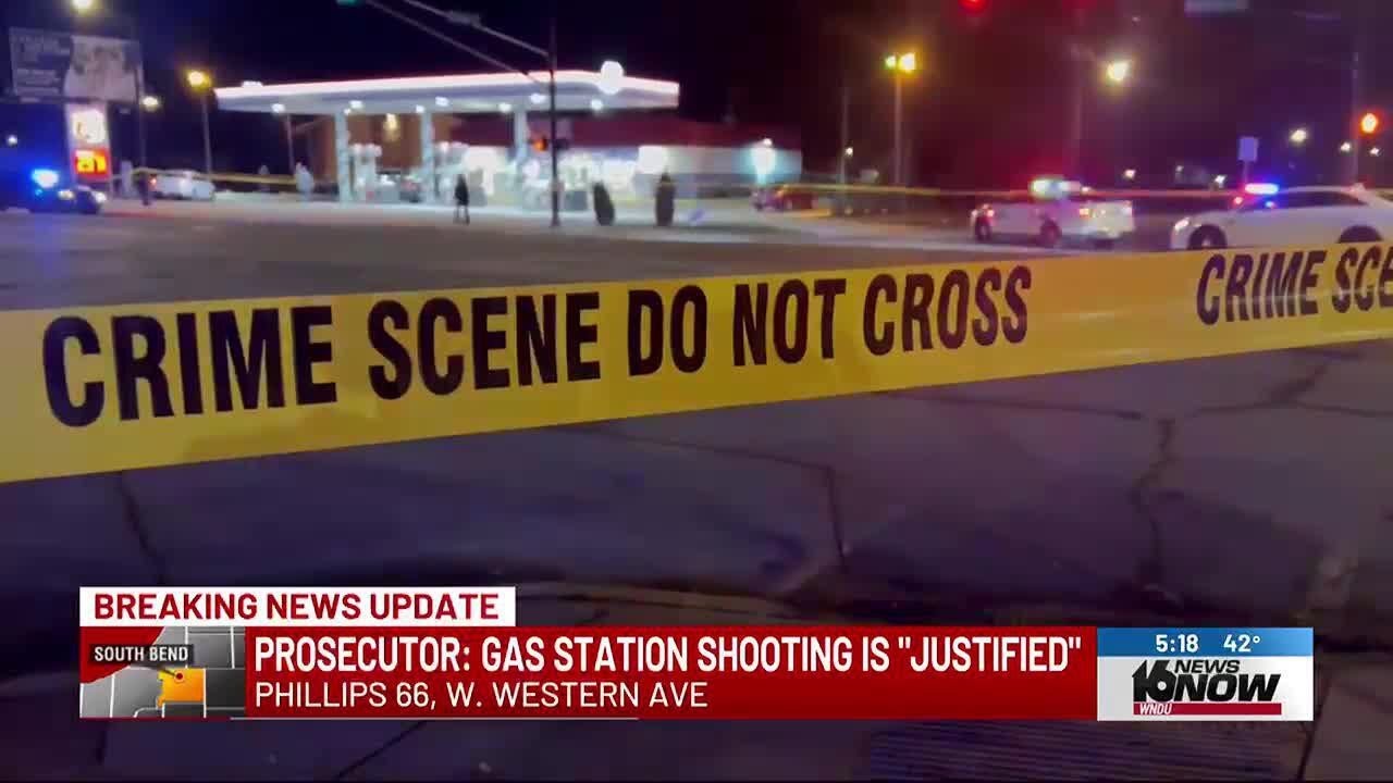 Deadly shooting of suspected robber at South Bend gas station ruled ...