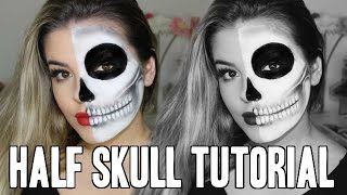 HALF SKULL TUTORIAL ♡  JASMINE HAND