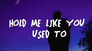 Zoe Wees - Hold Me Like You Used To (Lyrics)