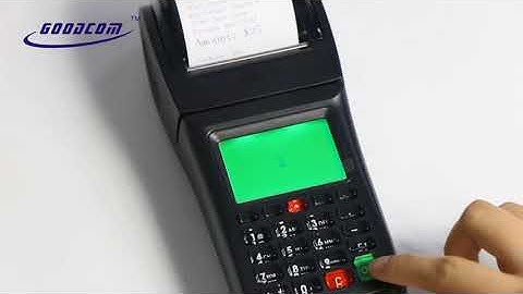 Goodcom Bus Ticketing Machine with Offline and Online Connection