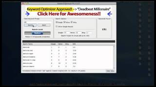 Keyword Optimizer Pro - Search Issue