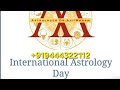 Drajit happy international astrology day goldmedalist medical astrologer world celebration