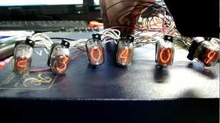 Test of a nixie clock