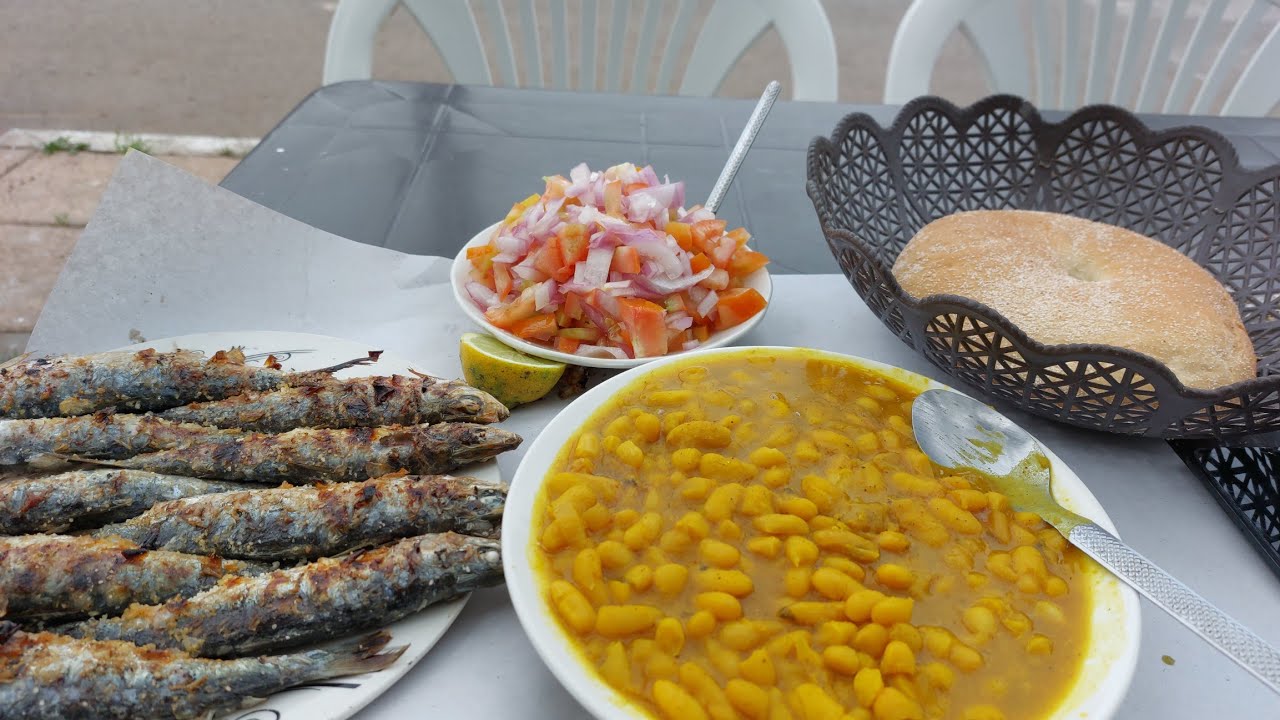 غداء في مدينة السعيدية اجواء شوارع Saidia Maroc