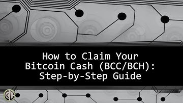 Bitcoin Cash: Step By Step Guide To Claim Your Free BCC / BCH