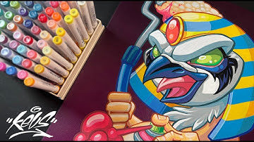 Testing Arrtx 90 Color Acrylic Paint Marker Set