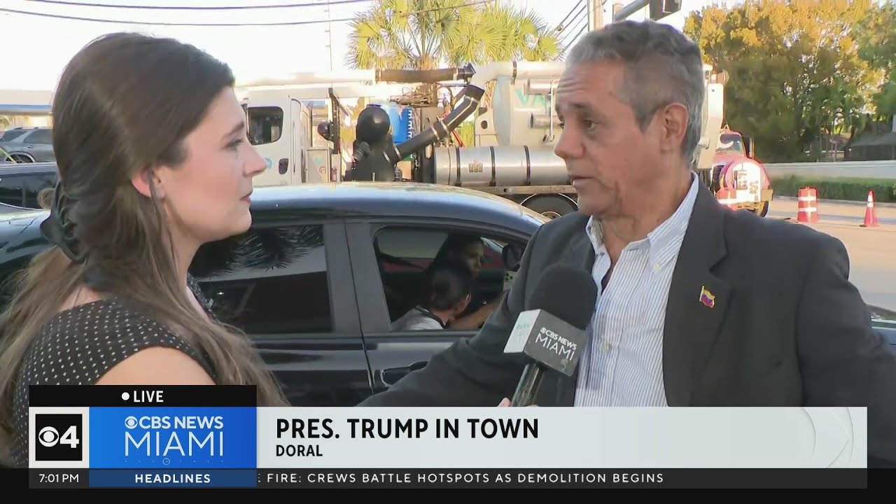 Trump declares major victory over Iran while visiting Miami supporters at El Paso Doral