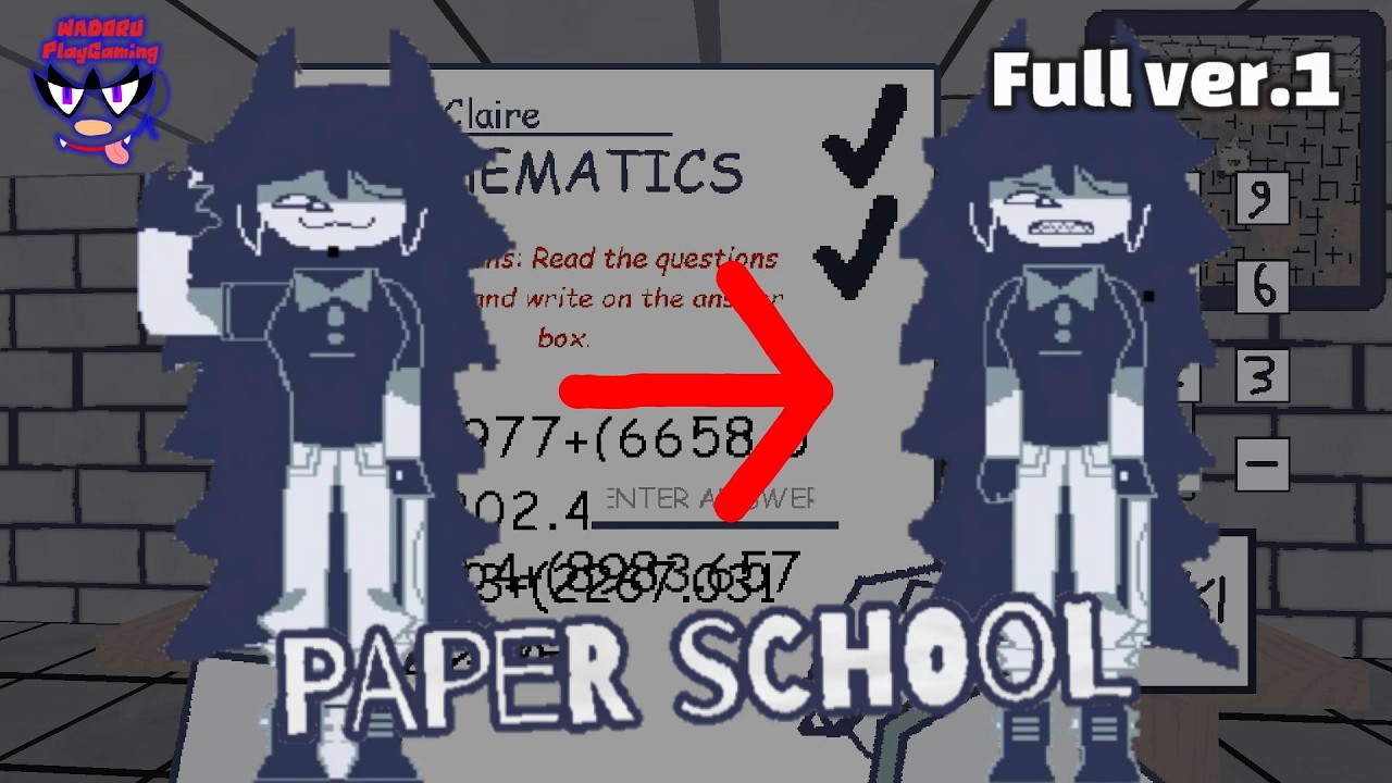 FPE Fangame Paper School - Baldi's Basics【Full ver.1】 - YouTube
