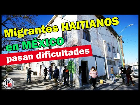 Migrantes HAITIANOS LUCHANDO para establecerse en Ciudad Juárez