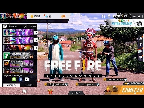 Free Fire: Battlegrounds - Primeira Partida