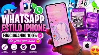WhatsApp estilo iPhone no Android (FUNCIONANDO 100%) 😱