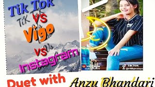 Tik Tok Vs Vigo Vs Instagram Anzu Bhandari