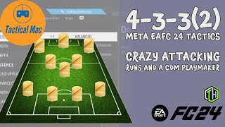 EAFC 24 Meta 433-2 - More neutral but still with the crazy runs.