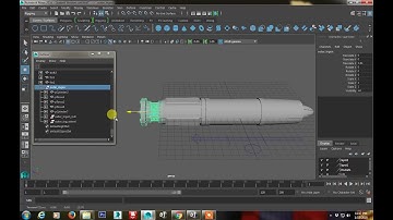 maya : rocket rig NODE EDITOR part 1