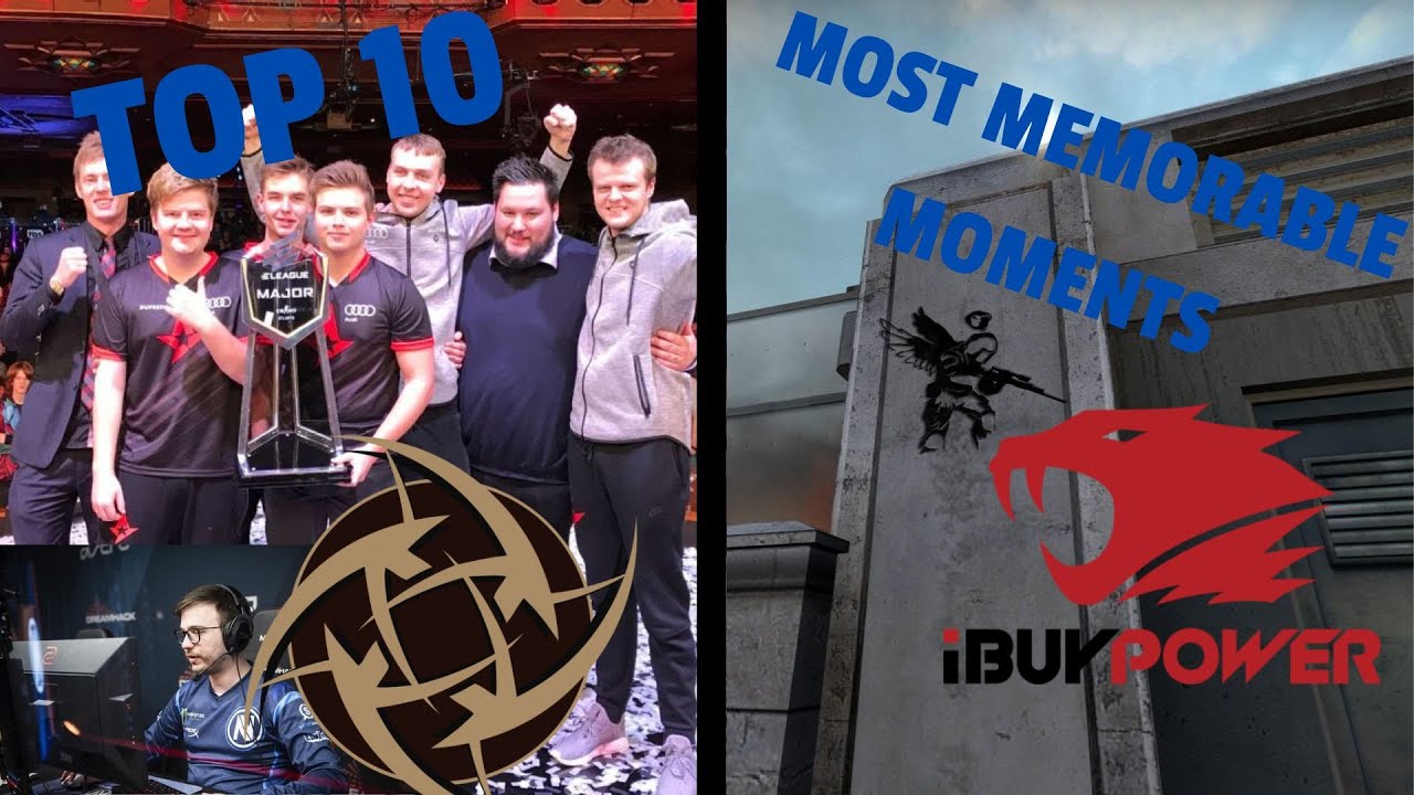 TOP 10 MOST MEMORABLE MOMENTS IN CSGO HISTORY - YouTube