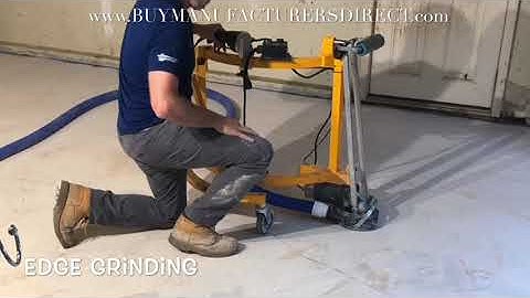 Garage Floor Epoxy Removal