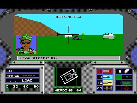 Abrams Battle Tank (PC/DOS) Mossel Intercept, 1988-89, Dynamix, EA