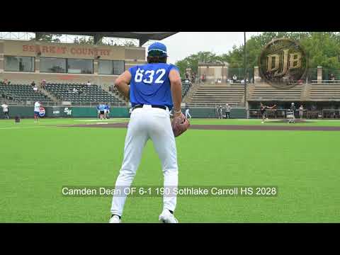Camden Dean OF 6 1 190 Sothlake Carroll HS 2028
