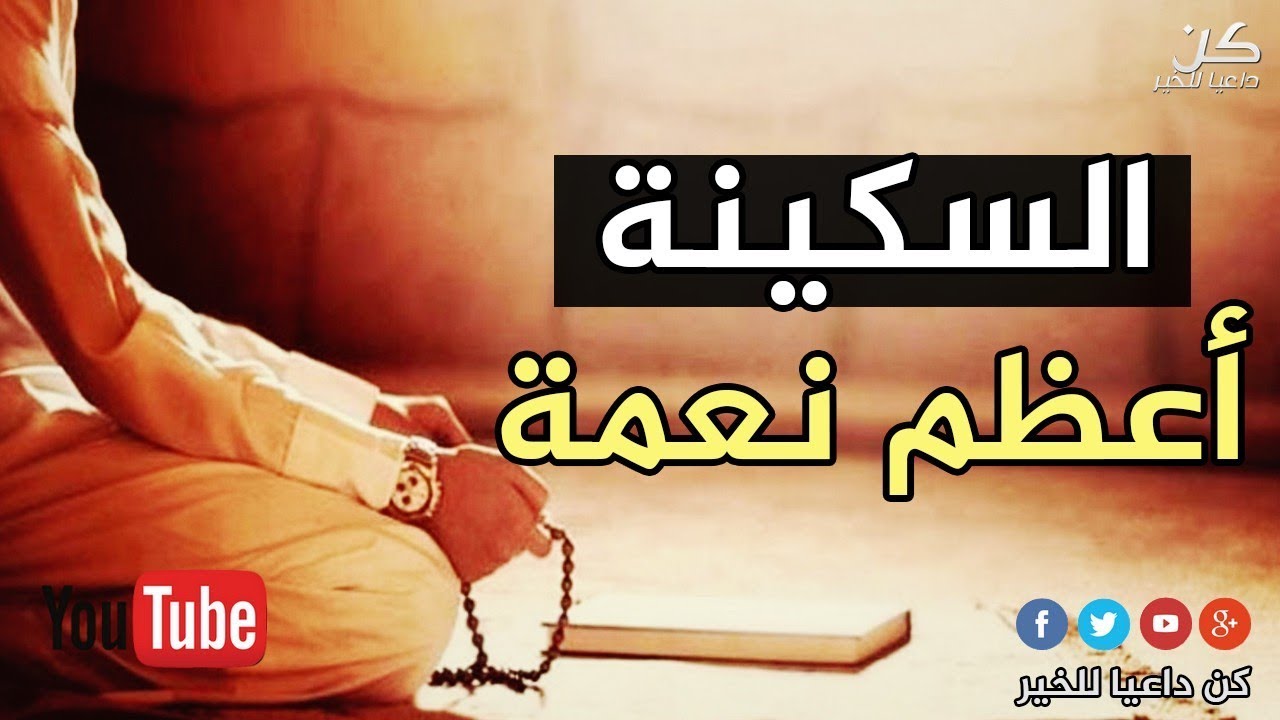 السكينة اعظم نعمة من الله ~ مقطع راائع للشيخ الدكتور محمد راتب النابلسي