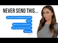 5 Texts You Should NEVER Send Her... | Courtney Ryan