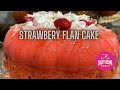 Strawberry Flan Cake