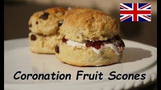 🇬🇧 Coronation Fruit Scones | Super EASY Recipe 🇬🇧