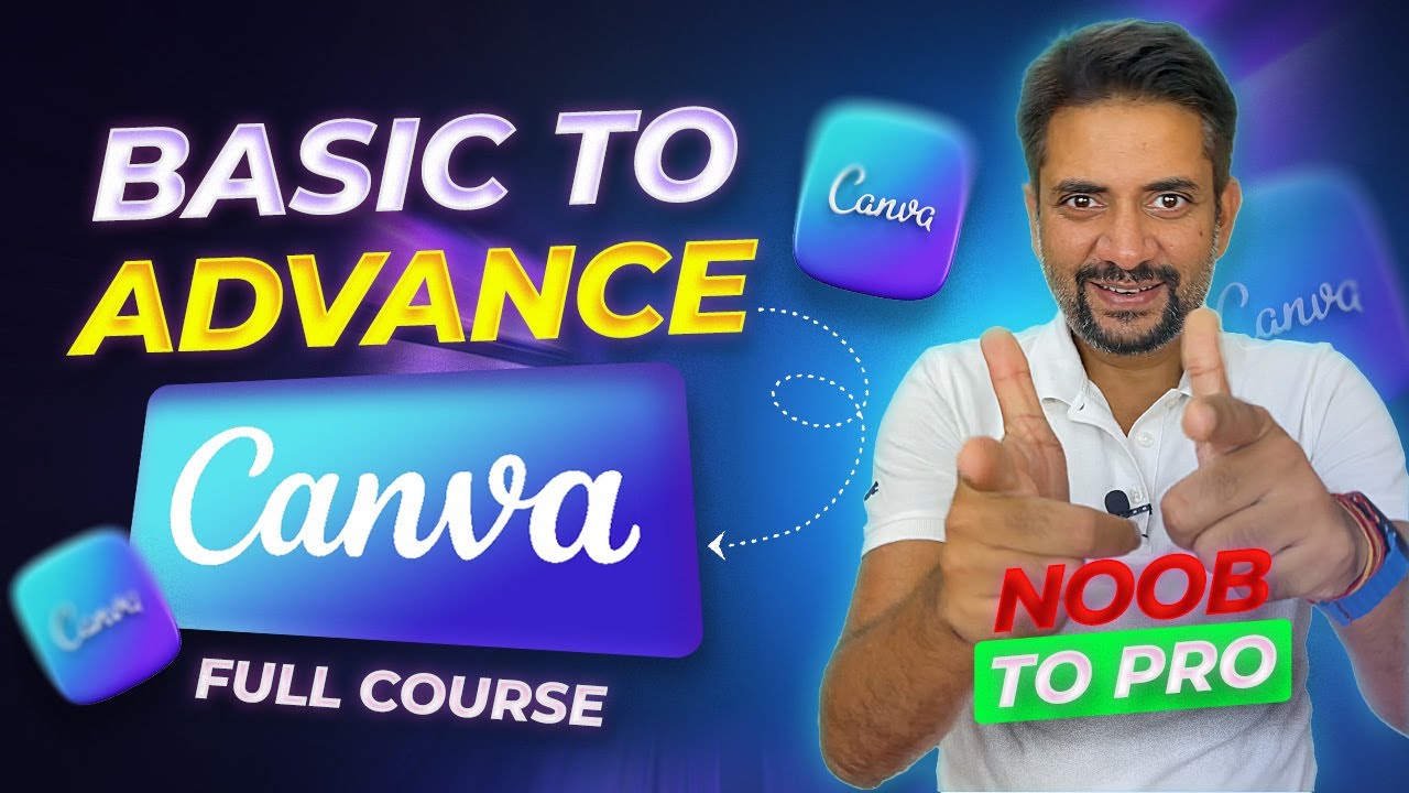 Canva FULL COURSE For Beginners 2024 | How to Use Canva Like PRO [FREE]