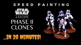 Speedpainting: Phase II Clone Troopers (In 20 Minutes)