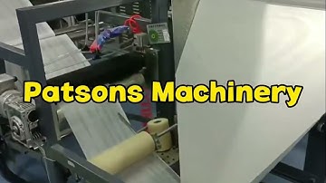 Semi automatic lap sponge folding machine